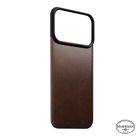 Nomad iPhone 17 Pro/iPhone 18 Pro Kuori Mag-nahkainen takaosa Rustic Brown
