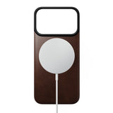 Nomad iPhone 17 Pro/iPhone 18 Pro Kuori Mag-nahkainen takaosa Rustic Brown