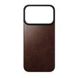 Nomad iPhone 17 Pro/iPhone 18 Pro Kuori Mag-nahkainen takaosa Rustic Brown