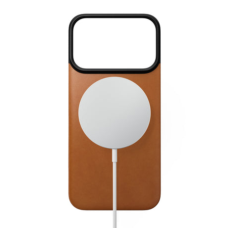Nomad iPhone 17 Pro/iPhone 18 Pro Kuori Mag Leather Back Saddle