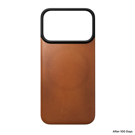 Nomad iPhone 17 Pro/iPhone 18 Pro Kuori Mag Leather Back Saddle