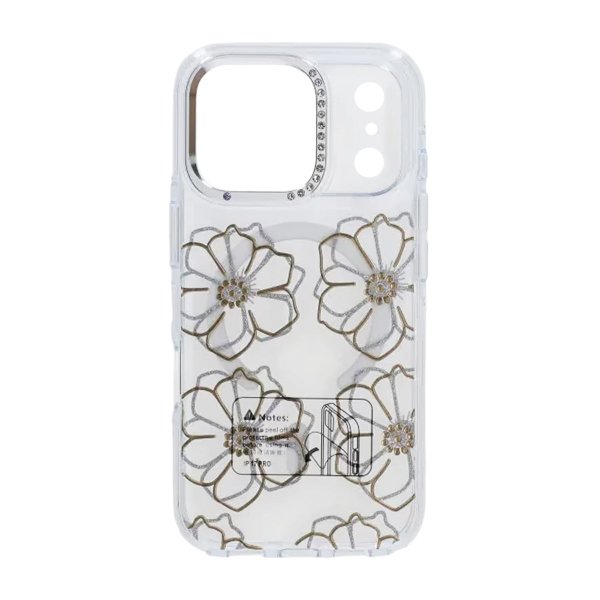 iPhone 17 Pro Kuori Kuviollinen MagSafe Kukat