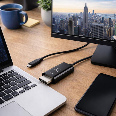 Rvelon USB-C–HDMI 1.4 -kaapeli 4K - 1 meter