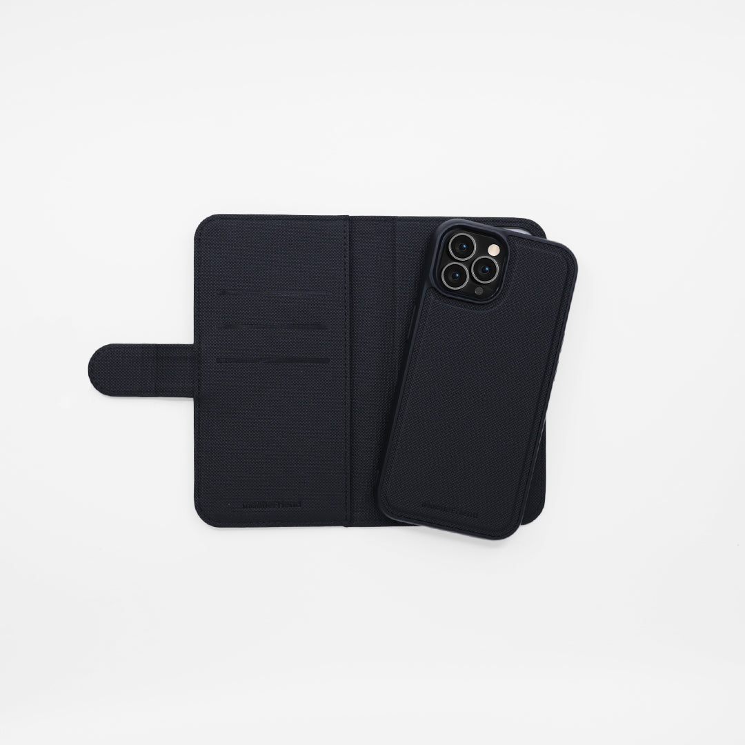 MobileFriend iPhone 12/iPhone 12 Pro Fodral Magnetiskt Svart