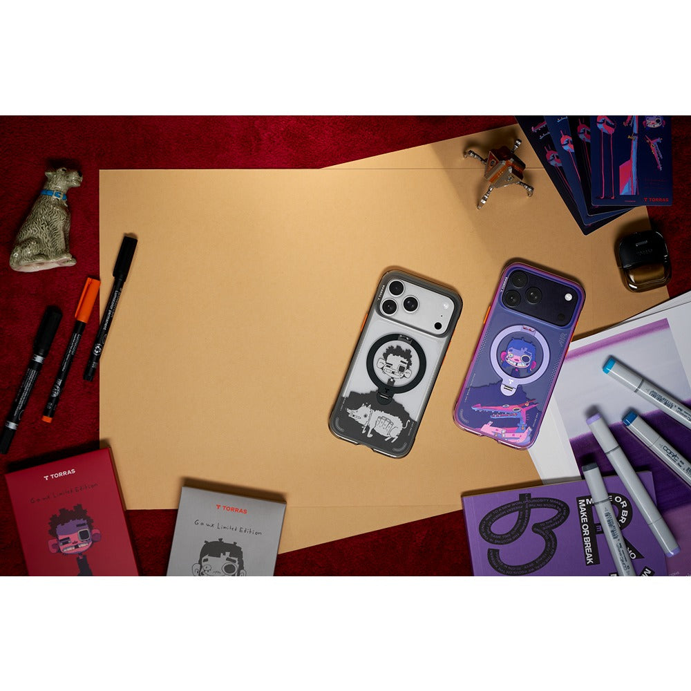 Torras iPhone 17 Pro Max Kuori Ostand Q3 Air Gawx Dawnbreak Guard