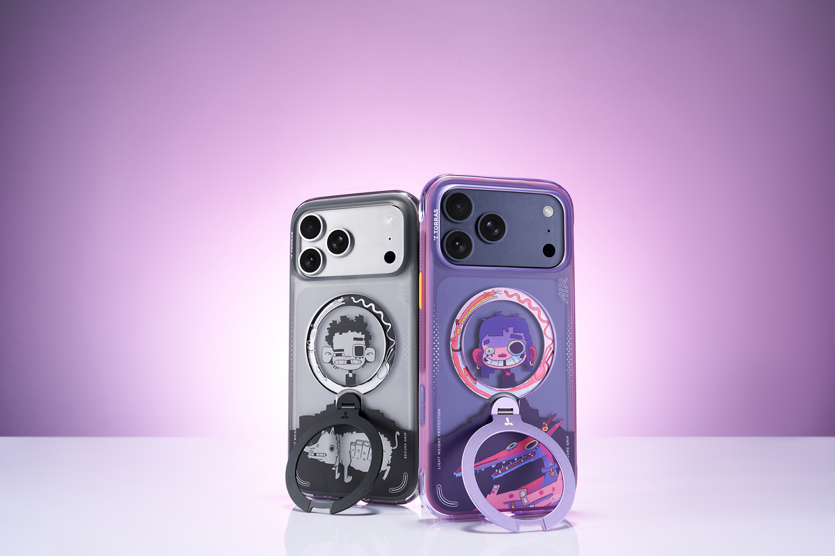 Torras iPhone 17 Pro Kuori Ostand Q3 Air Gawx Neon Night Muse