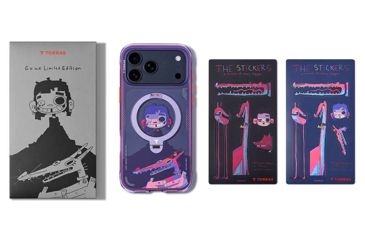 Torras iPhone 17 Pro Max Kuori Ostand Q3 Air Gawx Neon Night Muse