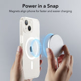 ESR iPhone 13/iPhone 14 Classic Hybrid HaloLock läpinäkyvä kuori