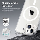 ESR iPhone 13/iPhone 14 Classic Hybrid HaloLock läpinäkyvä kuori