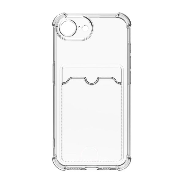 iPhone 16./17. Kuoret Korttipidikkeellä Läpinäkyvä