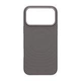 iPhone 17 Pro Max Kuori Silikoni MagSafe Tummanharmaa