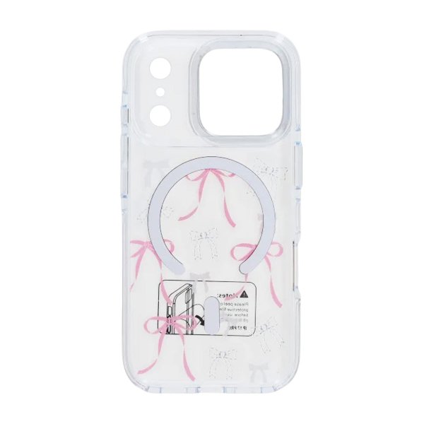 iPhone 17 Pro Max -kuoret kuviolla MagSafe-rusetti