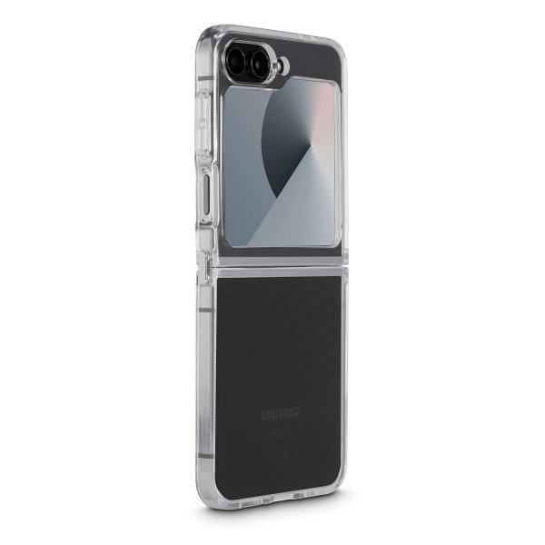 Hama Samsung Galaxy Z Flip 6/Flip 7 FE suojakuori, Always Clear, läpinäkyvä