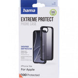 Hama iPhone 16e/17e Extreme Protect -kuori, musta