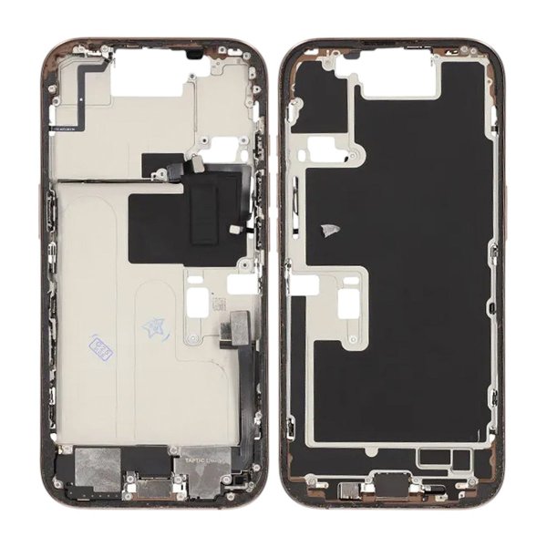 Keskirunko pienosilla iPhone 16 Pro -hylsyyn – Hiekanvärinen titaani OEM