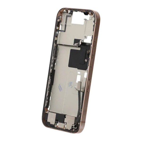 Keskirunko pienosilla iPhone 16 Pro -hylsyyn – Hiekanvärinen titaani OEM