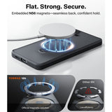 Torras Samsung Galaxy S26 Kuori Ostand Q3 Spin Obsidianmusta