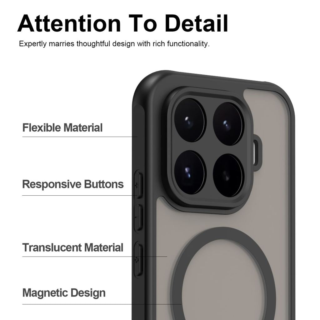 Xiaomi 17T Kuori Pesty MagSafe Musta