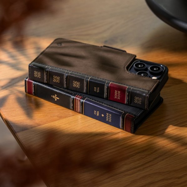 Twelve South iPhone 14 Plus BookBook MagSafe -kotelo, musta