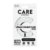 CARE by PanzerGlass iPhone 16 Pro Max -suojakuori Urban Combat MagSafe, musta/läpinäkyvä
