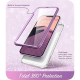 Supcase iPhone 14 Plus -kuori, Cosmo Purple Marble