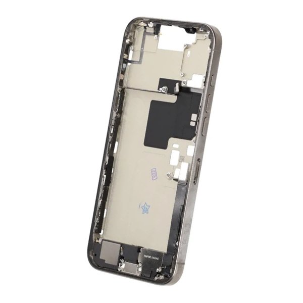 Keskirunko pikkutarvikkeineen iPhone 16 Pro Max -puhelimeen – luonnollinen titaani OEM