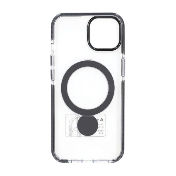 iPhone 15 Kuoret Rengasjalusta MagSafe Musta