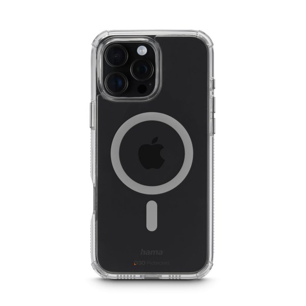 Hama iPhone 16 Pro Max -suojakuori Extreme Protect MagLine läpinäkyvä