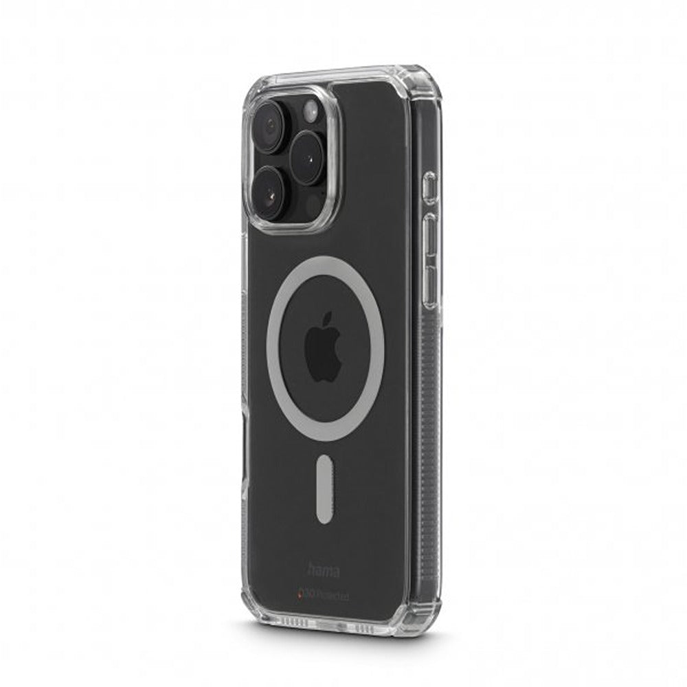 Hama iPhone 16 Pro Max -suojakuori Extreme Protect MagLine läpinäkyvä