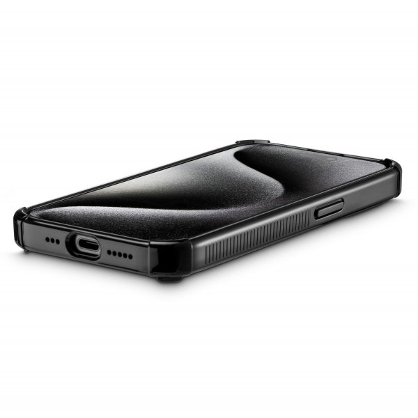 Hama iPhone 15 Extreme Protect MagLine -suojakuori, musta