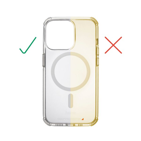 Hama iPhone 15 Pro Kuori Extreme Protect MagLine Läpinäkyvä
