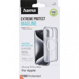 Hama iPhone 15 Pro Max Extreme Protect MagLine -kuori, läpinäkyvä