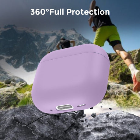 Ahastyle AirPods 4/5 Kuori Silikoni Violetti