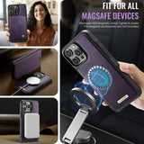 CaseMe iPhone 15 Pro Max Kotelo C49 Series Violetti