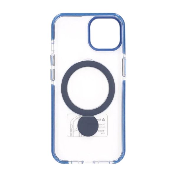 iPhone 15 Kuori Rengasjalusta MagSafe Sininen
