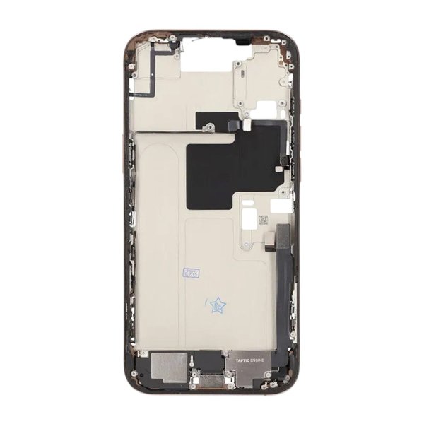 Keskirunko pienosilla iPhone 16 Pro Max - Hiekanvärinen titaani OEM