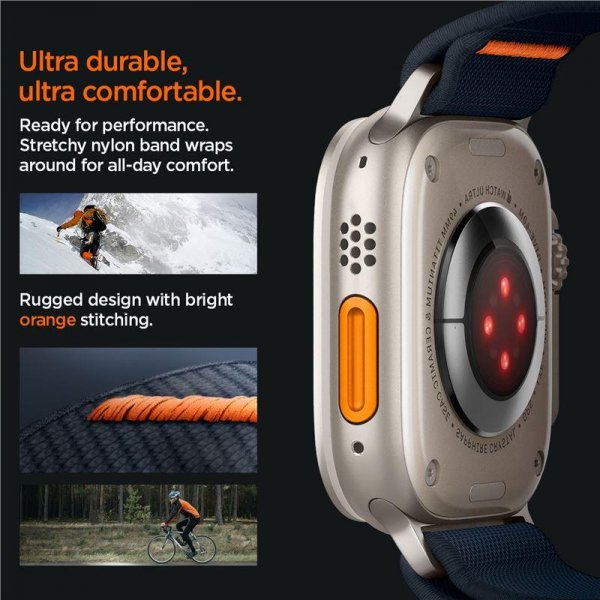 Spigen Apple Watch 44/45/46mm/Ultra 49mm ranneke Lite Fit Ultra Navy
