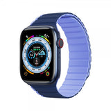 Dux Ducis Apple Watch 38/40/41/42mm ranneke LD-sarja sininen-violetti