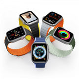 Dux Ducis Apple Watch 38/40/41/42mm ranneke LD Series, musta/keltainen