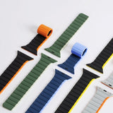 Dux Ducis Apple Watch 38/40/41/42mm ranneke LD Series, musta/keltainen