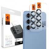 Spigen Samsung Galaxy S25 Plus kameranssuoja GLAS.tR EZ Fit Optik Pro 2-pack Musta