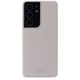 holdit Samsung Galaxy S21 Ultra Kuori Silikoni Taupe
