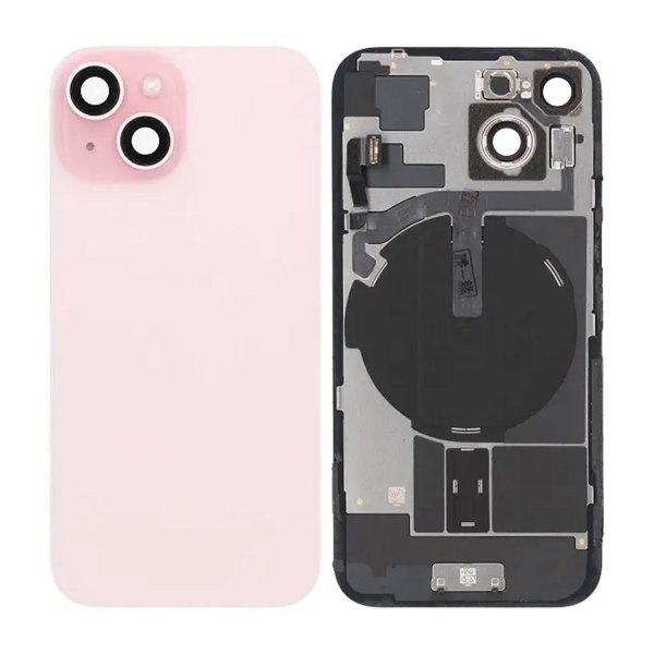 iPhone 15 Takalasi Täydellinen OEM - Pinkki