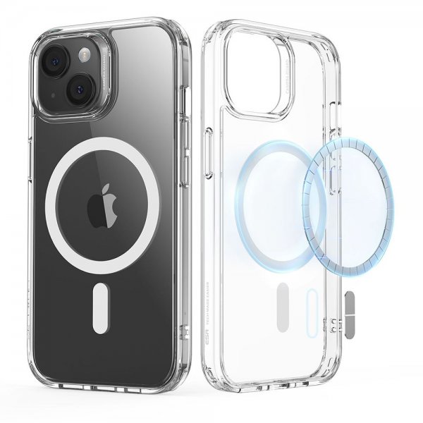 ESR iPhone 15 Classic Hybrid HaloLock läpinäkyvä suojakuori