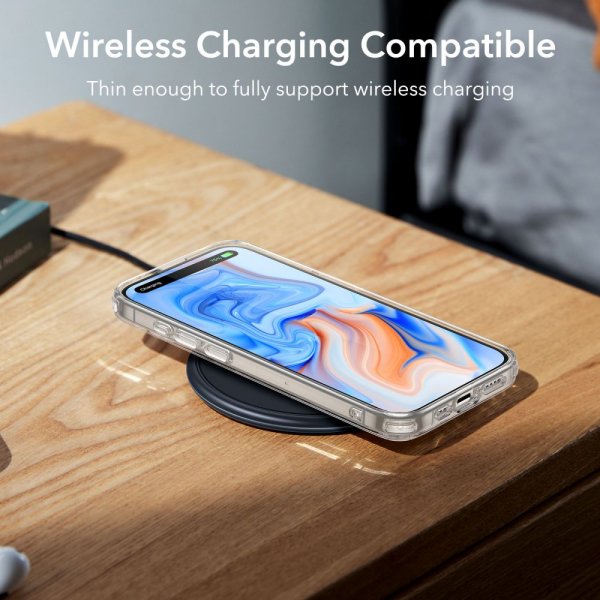 ESR iPhone 15 Kuori Project Zero Läpinäkyvä