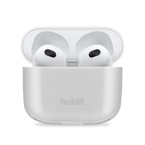 holdit AirPods 3 -kuoret, Seethru Valkoinen