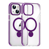 iPhone 13/iPhone 14 Kuori Sormusteline MagSafe Violetti