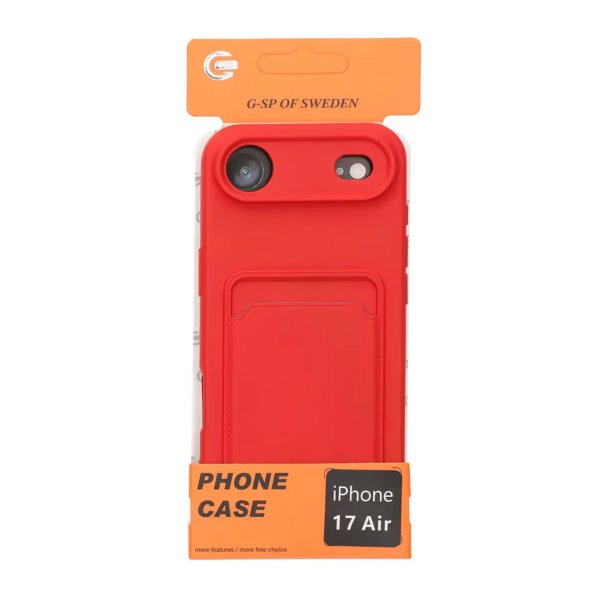 iPhone Air Kuoret Korttipidike Punainen