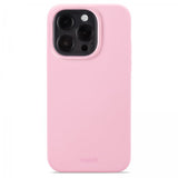 holdit iPhone 14 Pro Silikonikuori Vaaleanpunainen