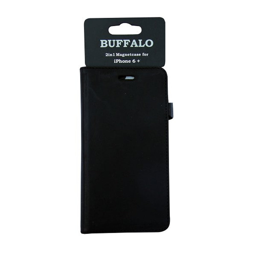 Buffalo iPhone 6/6S Plus suojakuori 2in1 Magnet Case Musta